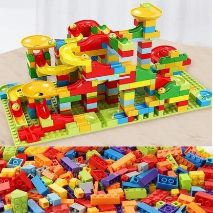 Building Blocks Marble Run